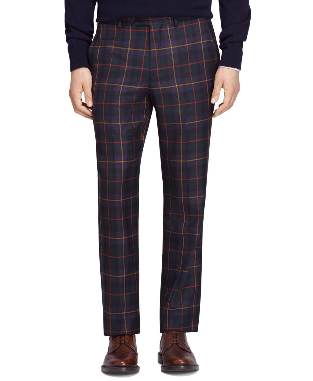 tartan trousers plus size