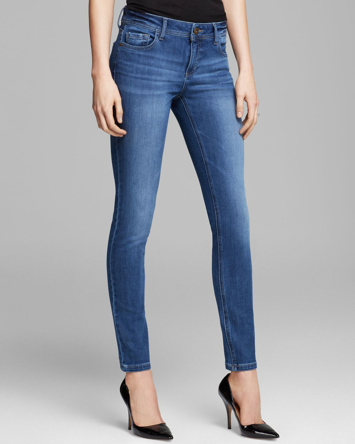 Dl1961 Jeans Florence Instasculpt Skinny in Pacific in Blue (Pacific ...