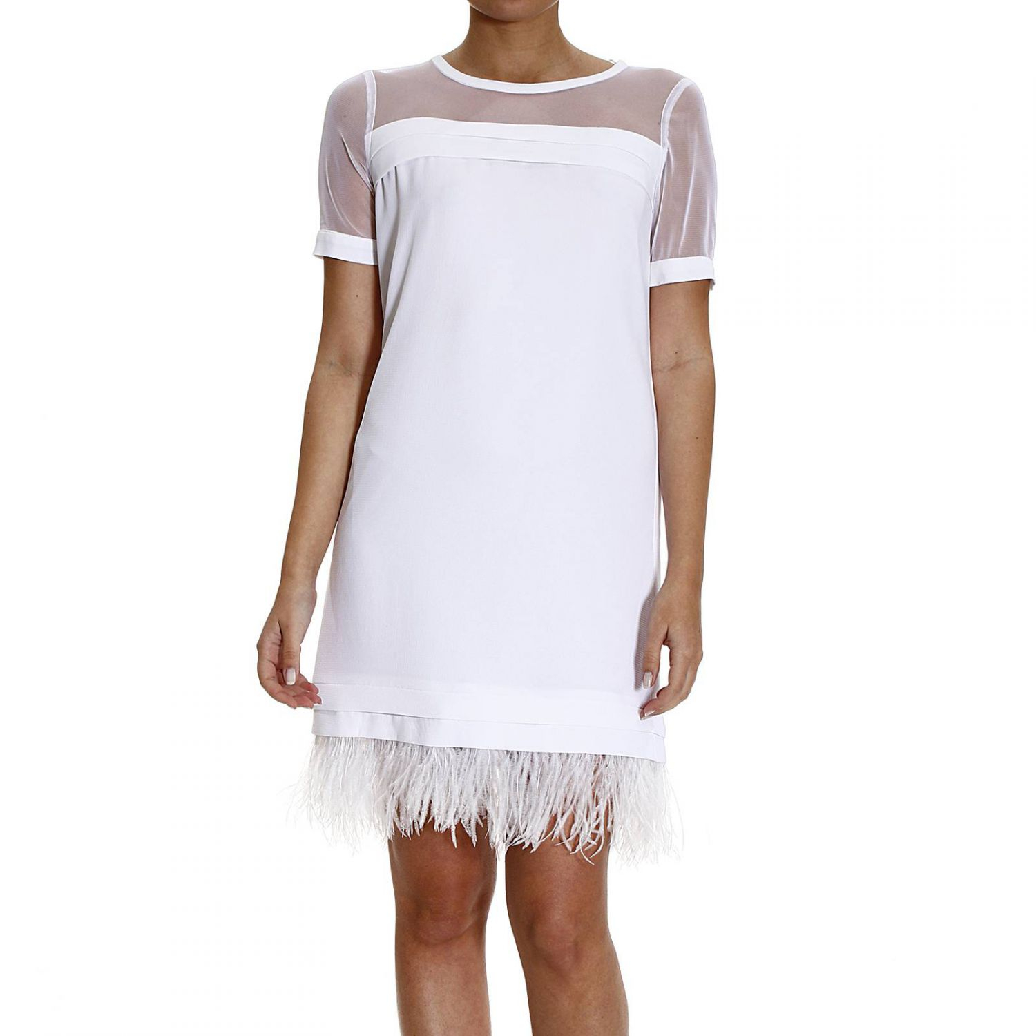 pinko white dress