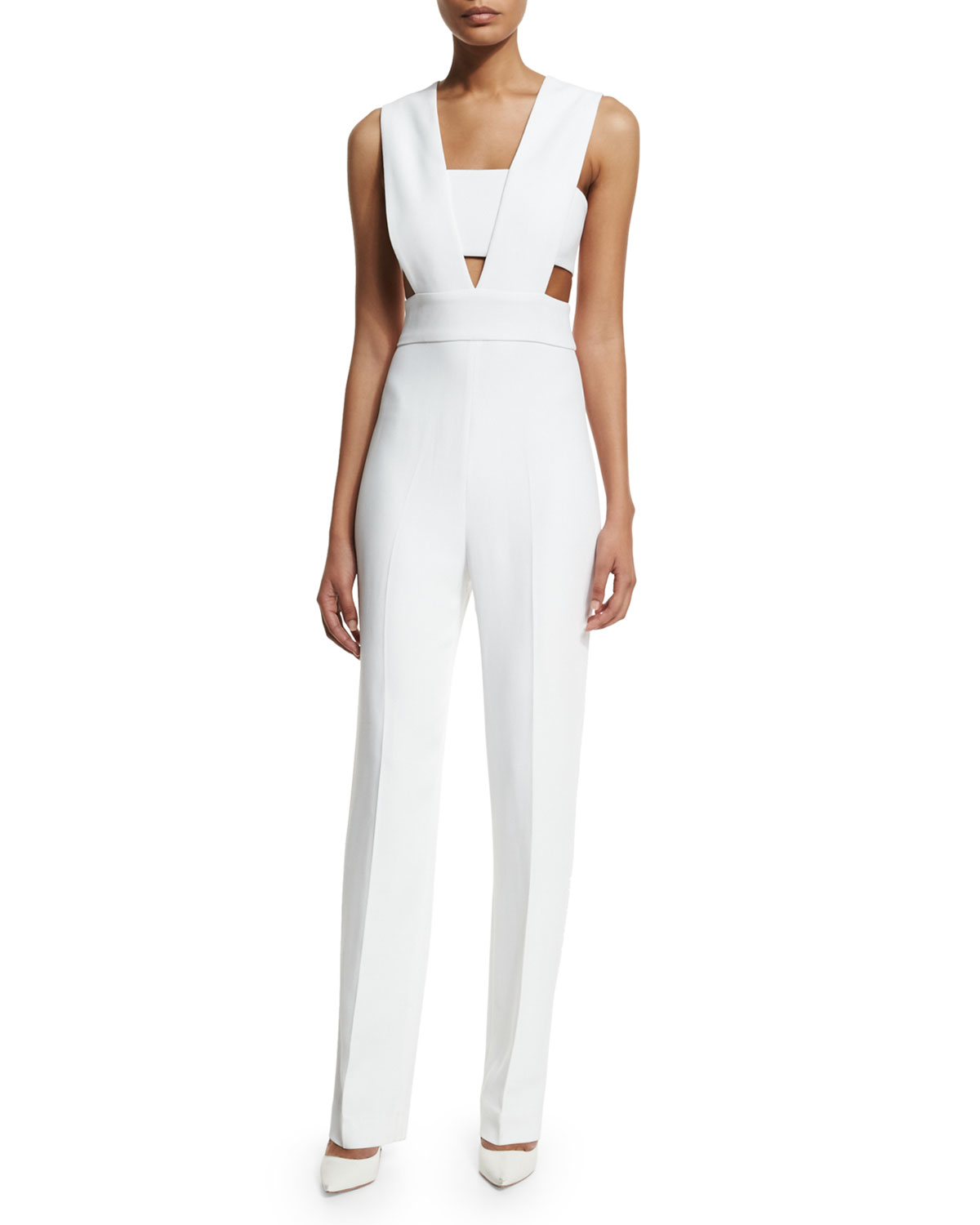 womens straight leg jumpsuit
