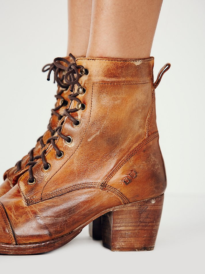 Free People Bed Stu Womens Miner Lace Boot In Brown Lyst