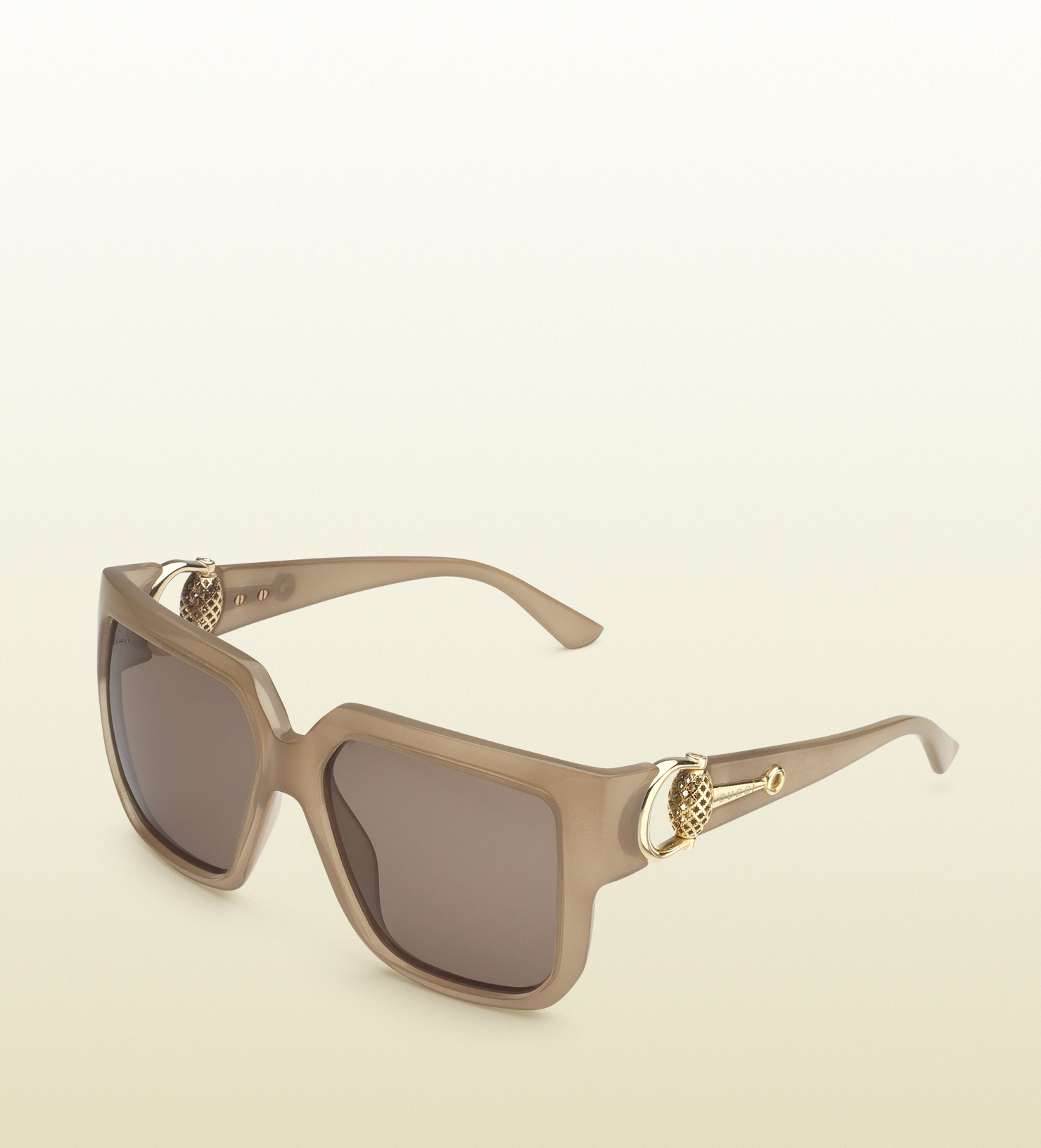 gucci beige sunglasses