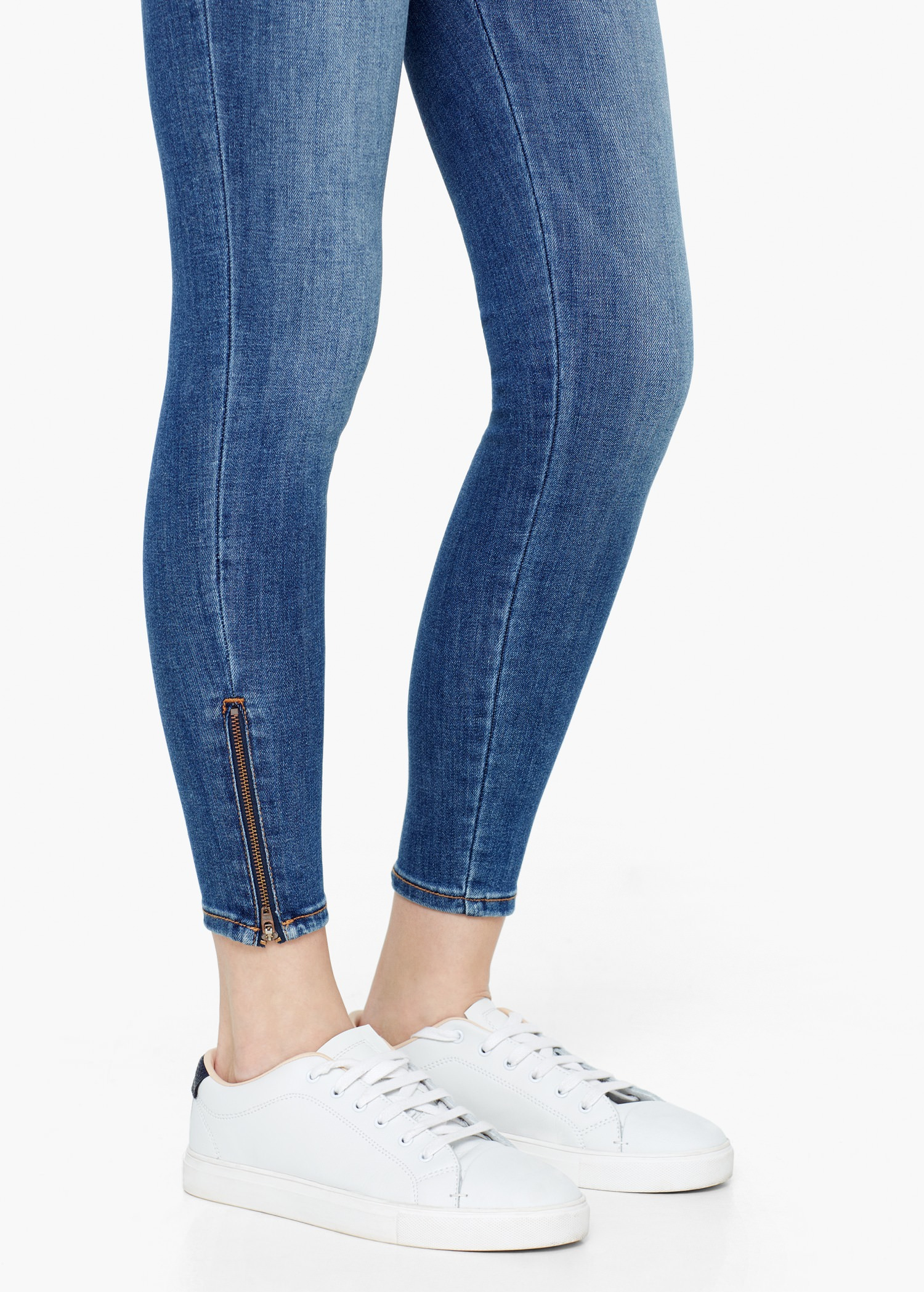 mango skinny cropped jeans