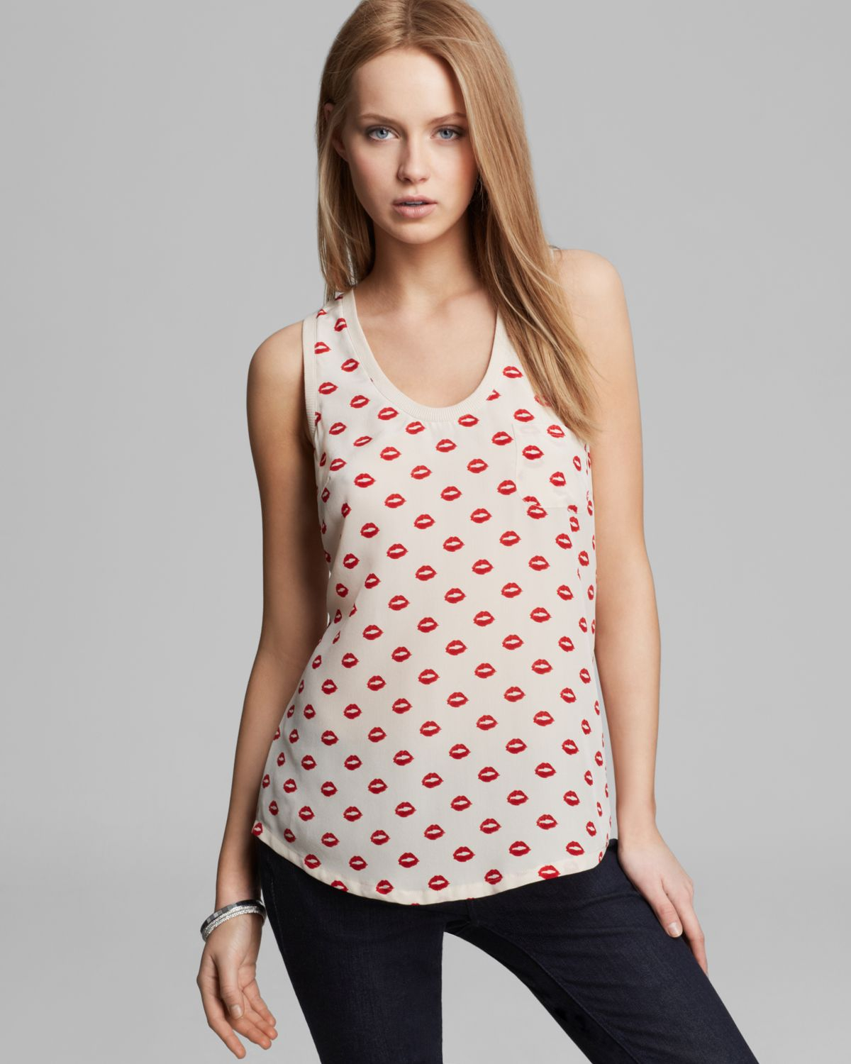 joie alicia silk racerback pocket tank joie alicia silk racerback pocket tank