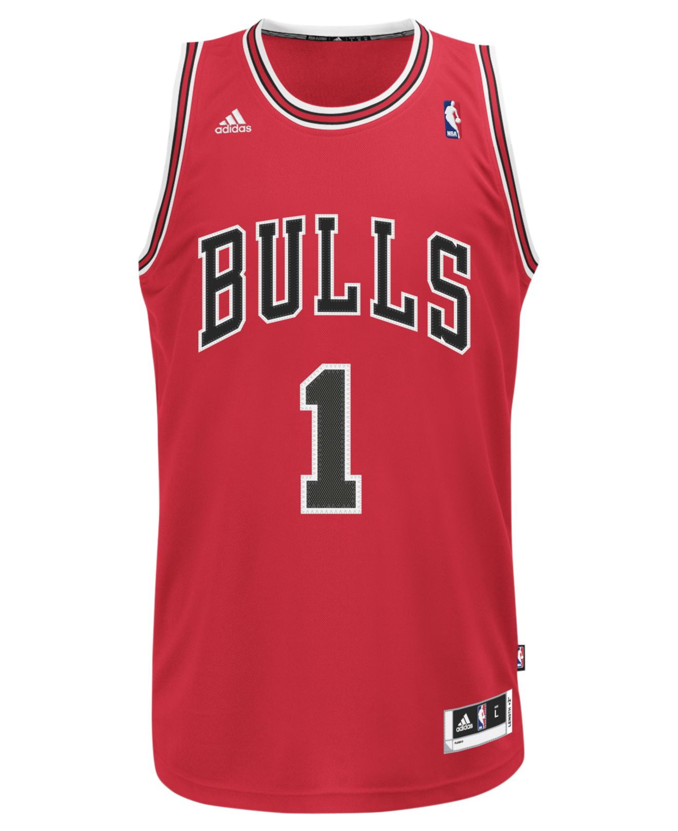 adidas Chicago Bulls Derrick Rose Revolution 30 Swingman Jersey in Red for Men - Lyst1320 x 1616