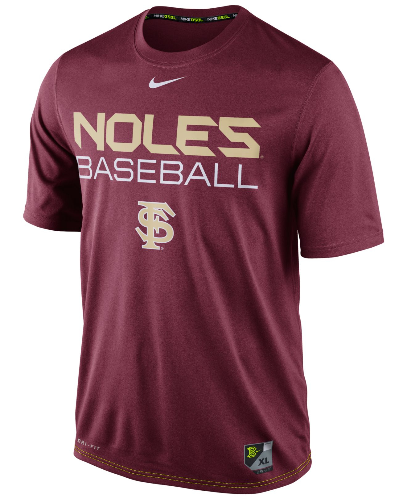 Nike Men's Florida State Seminoles Baseball Legend Dri-fit T-shirt in ...
