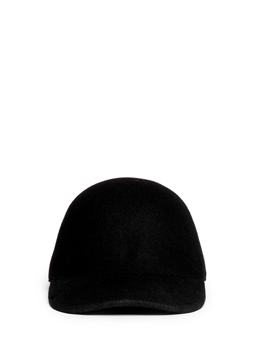 Lyst - Stella Mccartney Baseball Cap in Black