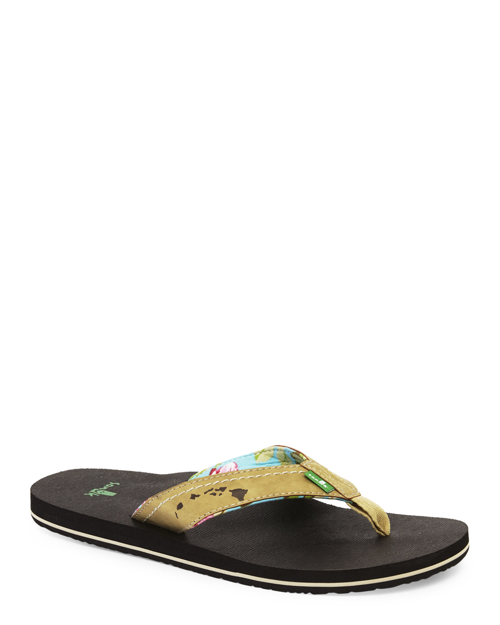 sanuk zebra flip flops