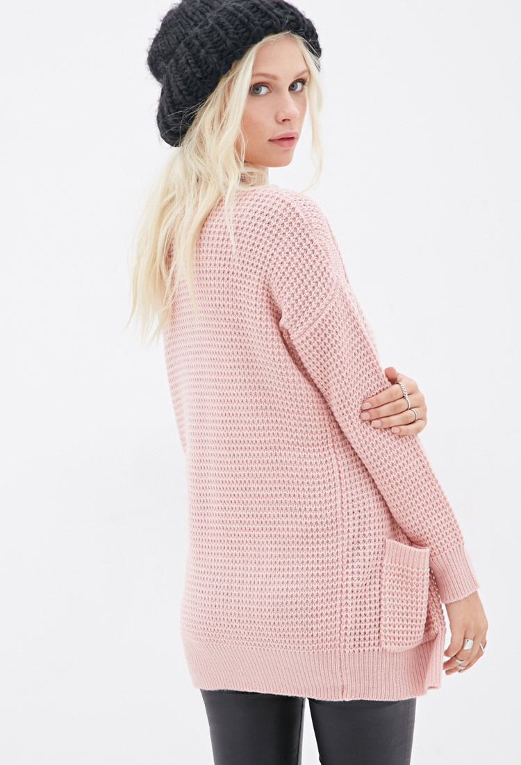 forever 21 pink cardigan