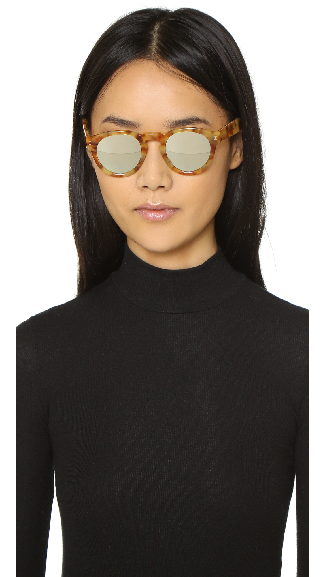 amber mirrored sunglasses