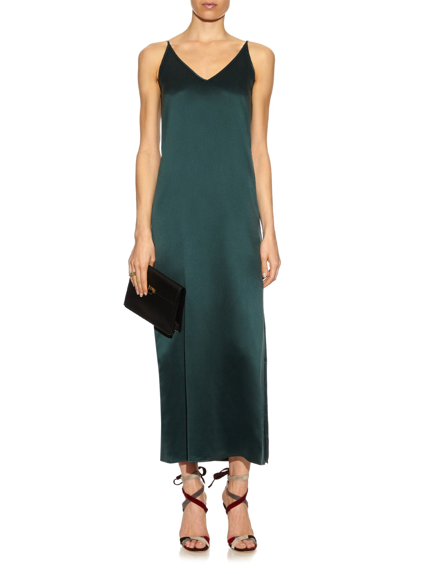 Equipment Racquel Silk Slip Dress in 