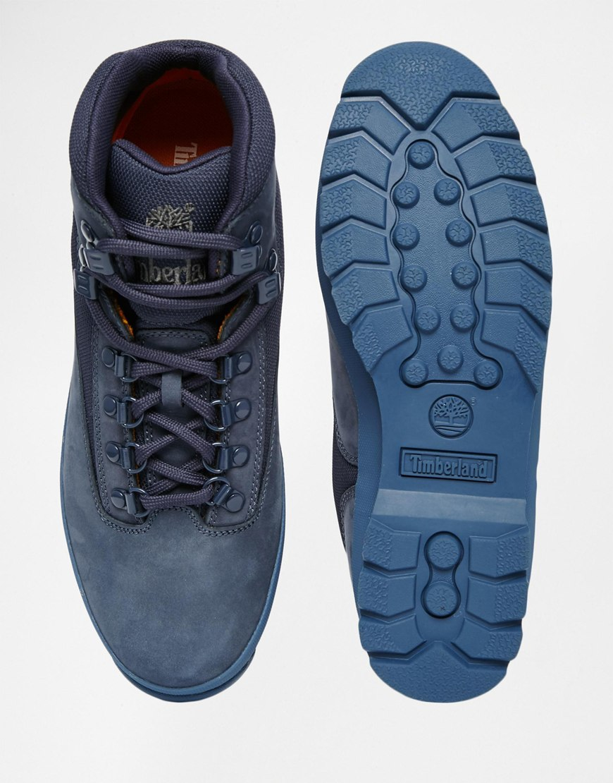 timberland mens blue boots