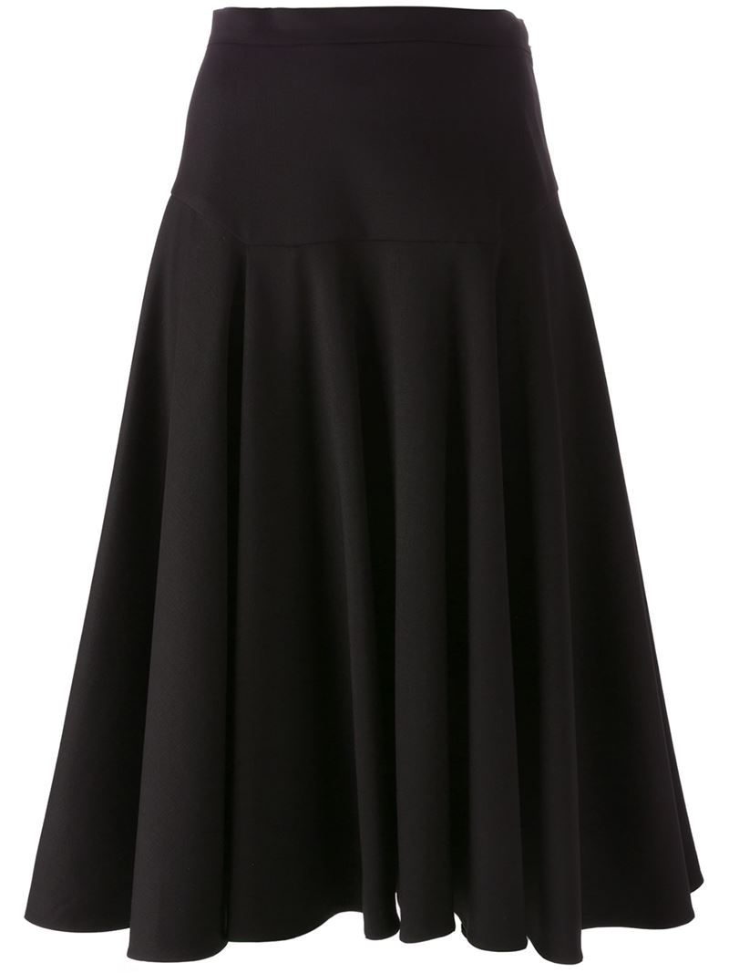 Lyst - Vionnet A-line Skirt in Black