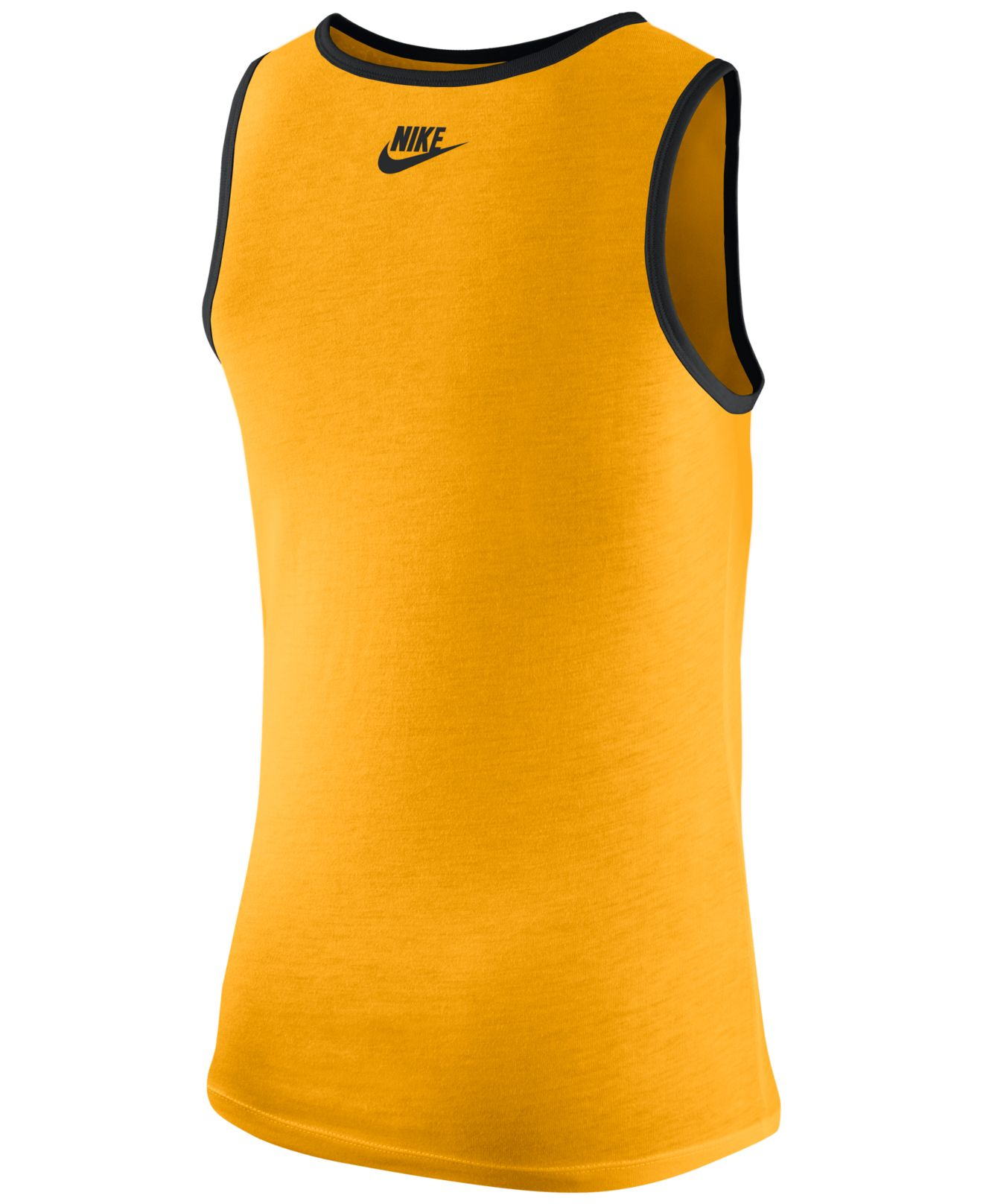 black and gold nike tank top