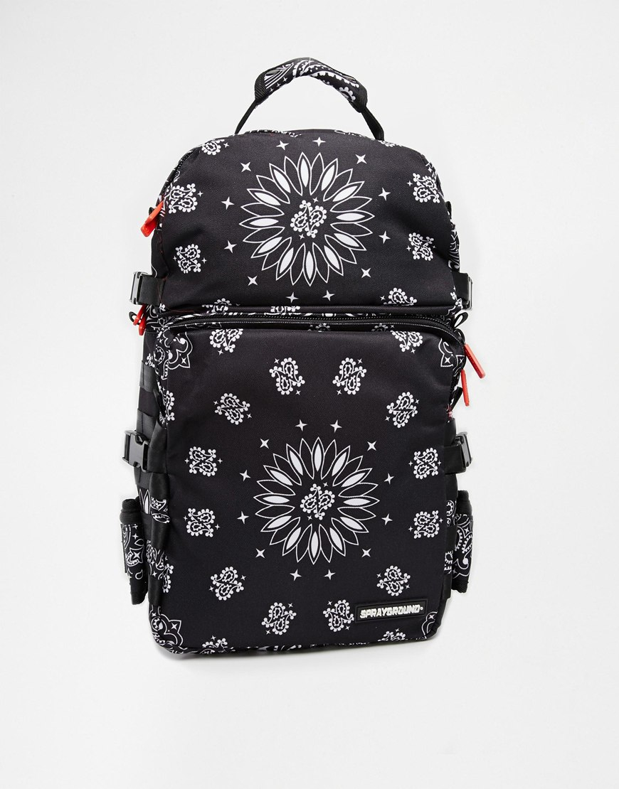 black bandana backpack