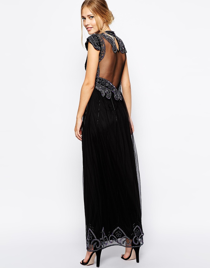frock design with high neck