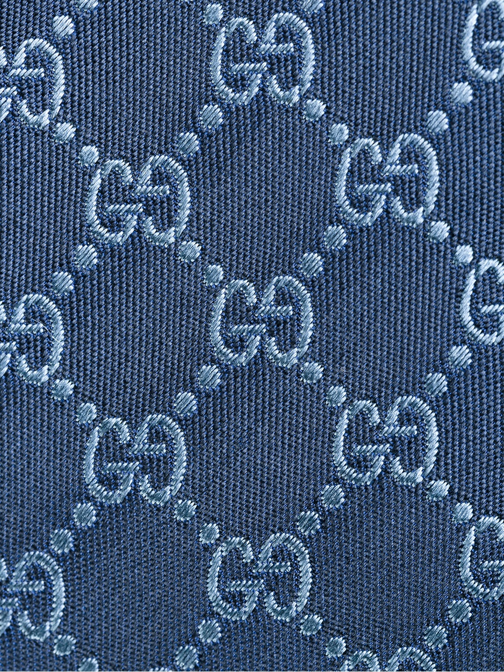 Gucci Gg Pattern Silk Jacquard Tie in Blue for Men - Lyst