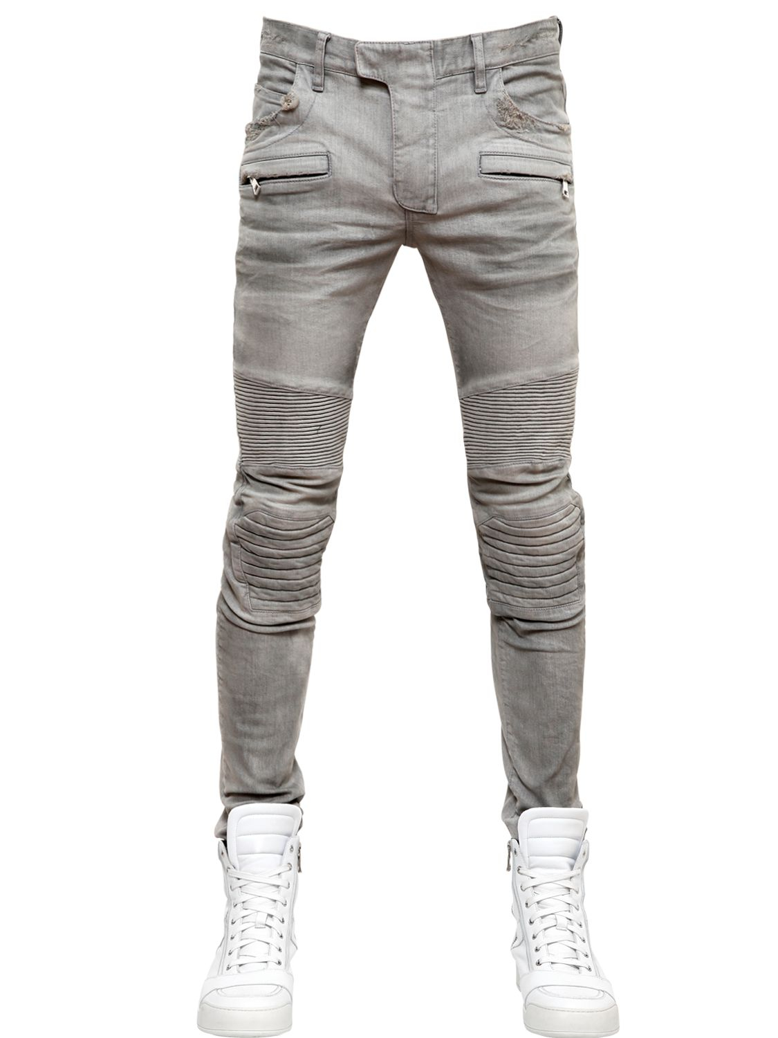 Gray Balmain Jeans United Kingdom, SAVE 40% - mpgc.net