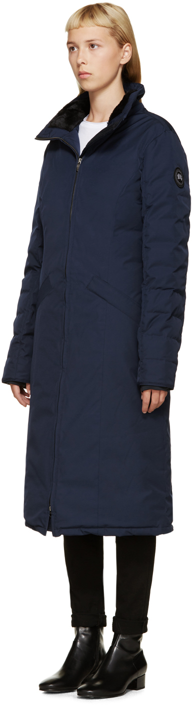 Canada goose Black Label Elrose Down Parka in Blue | Lyst