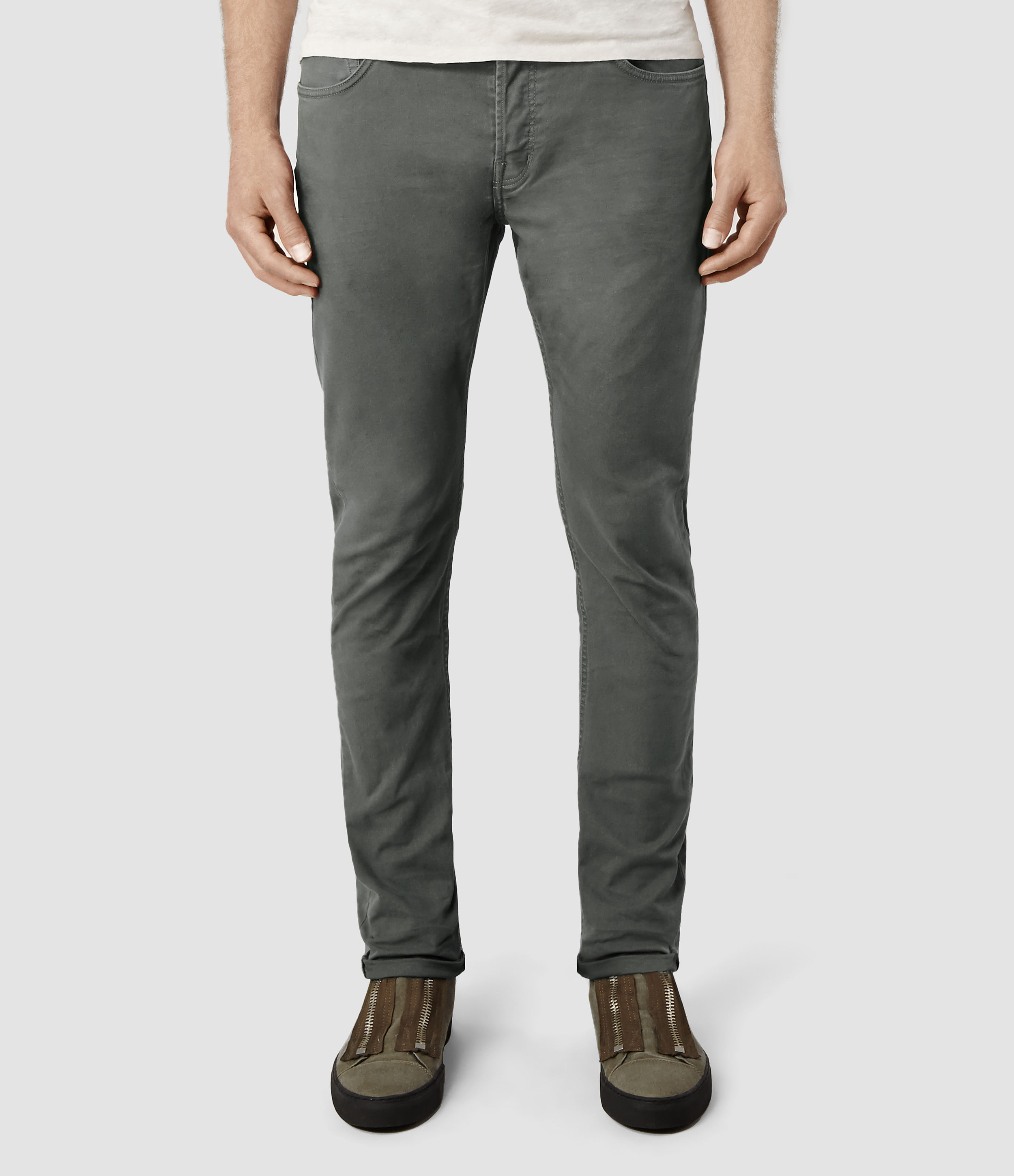 AllSaints Sodium Iggy Jeans in Slate (Gray) for Men - Lyst