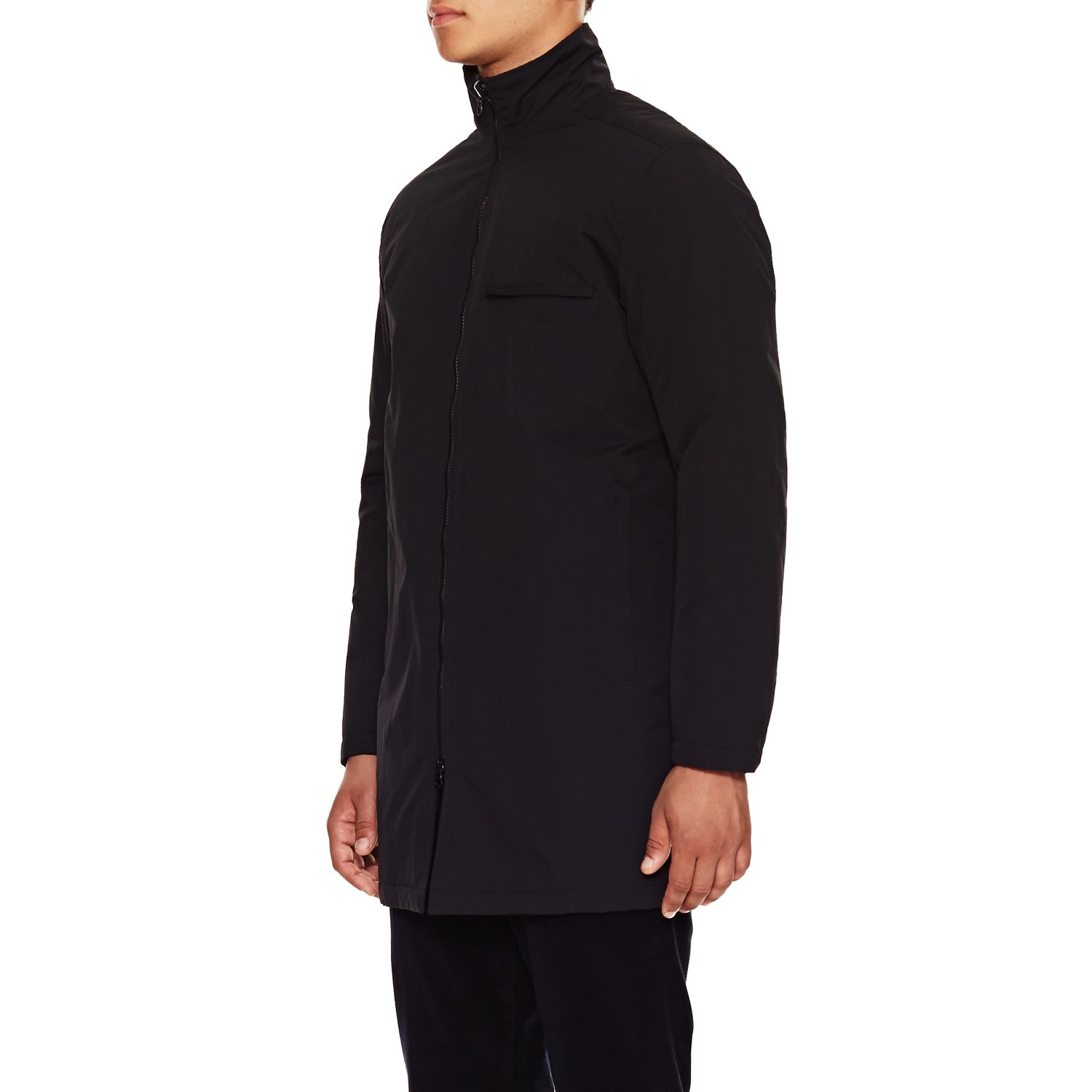 Lyst Theory Ruger Coat In Mercia in Black for Men