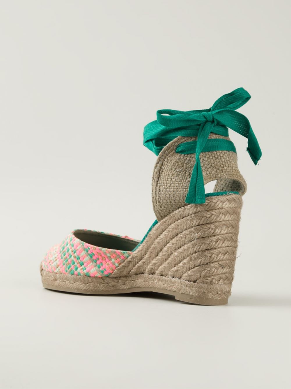 Castaner Wedge Espadrille Sandals in Green Lyst