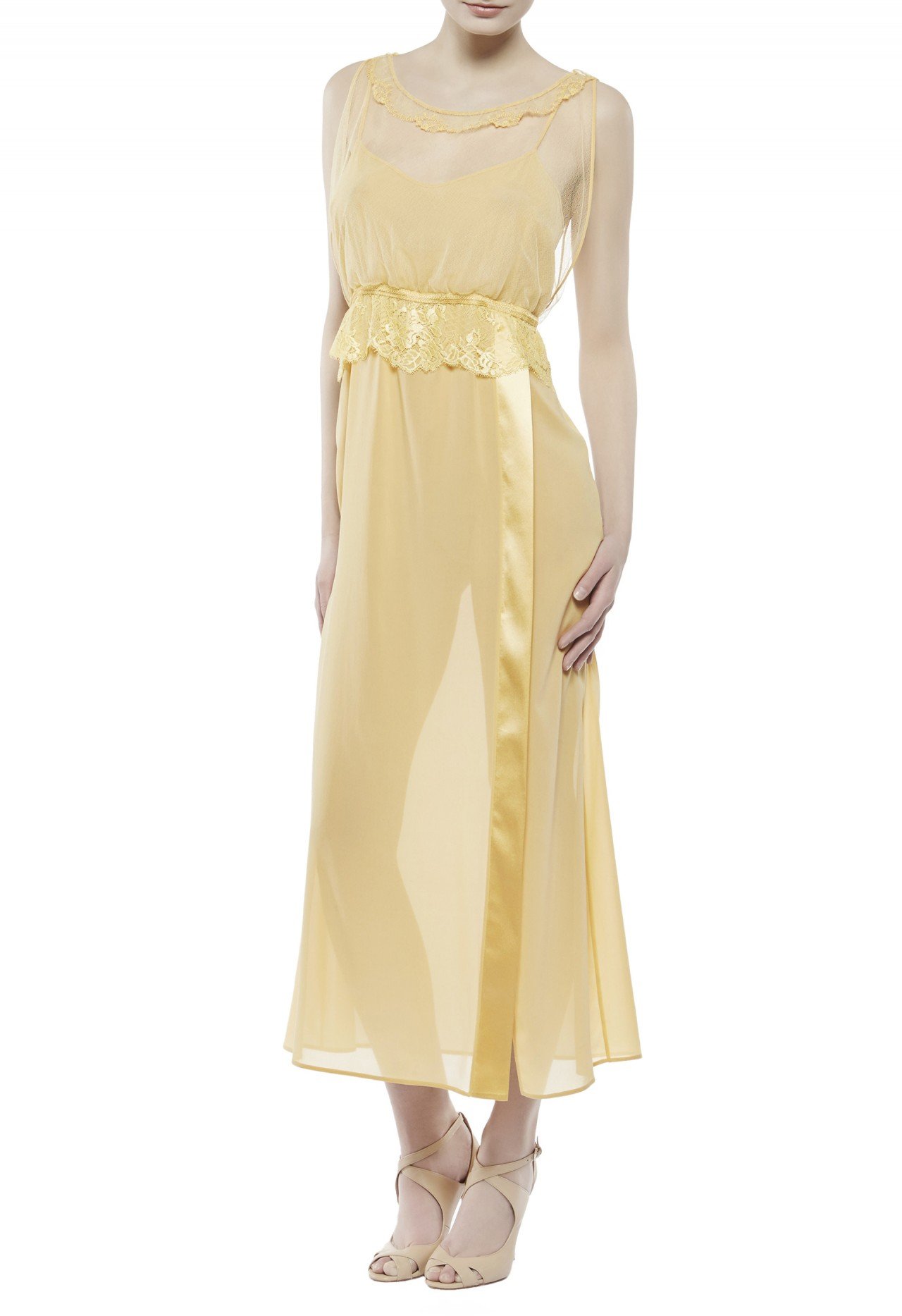 Lyst La perla Nightgown in Yellow