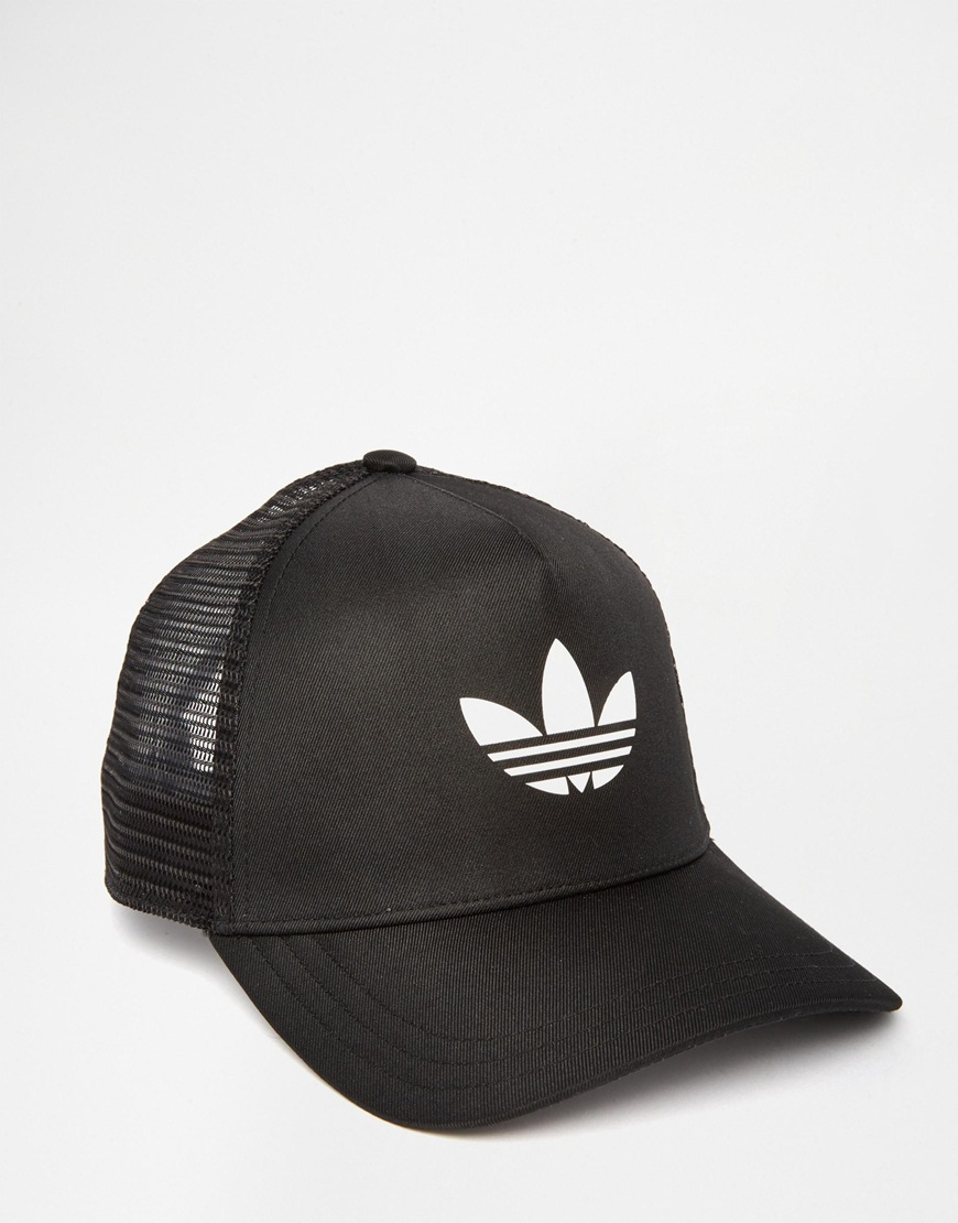 adidas originals trefoil trucker