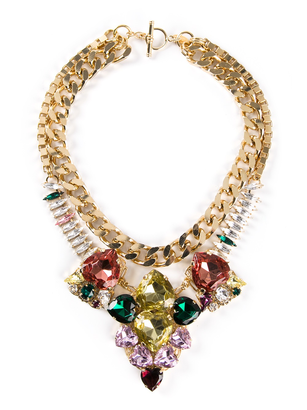 Anton Heunis Embellished Necklace in Multicolor (metallic) | Lyst