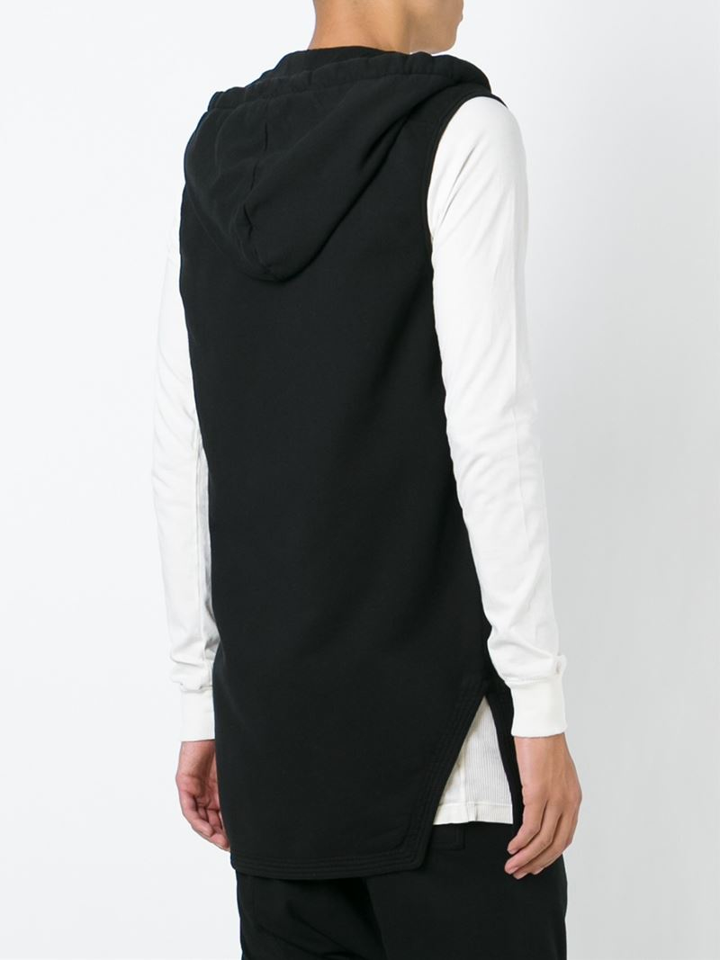 rick owens sleeveless hoodie