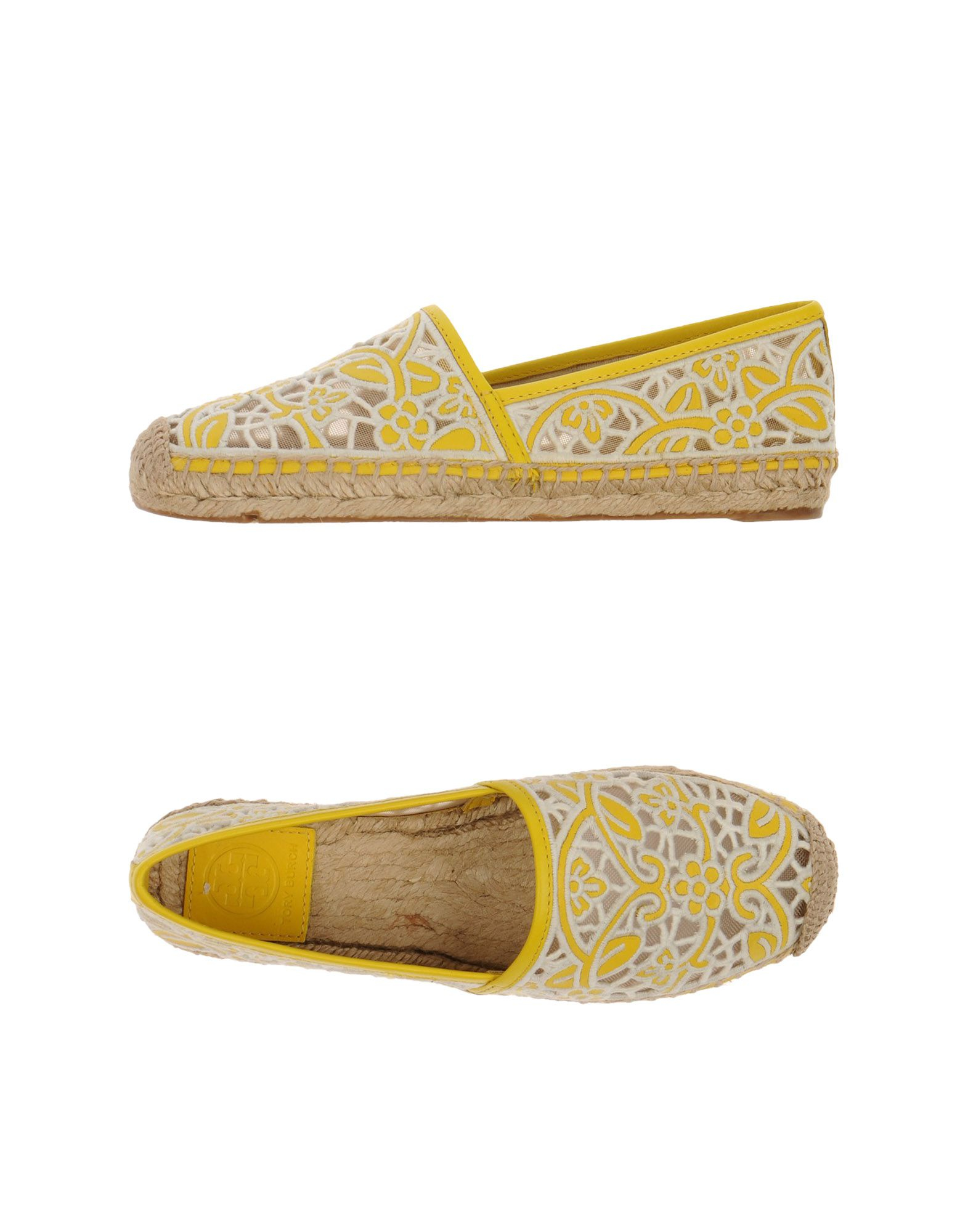 Tory burch Espadrilles in Yellow Lyst