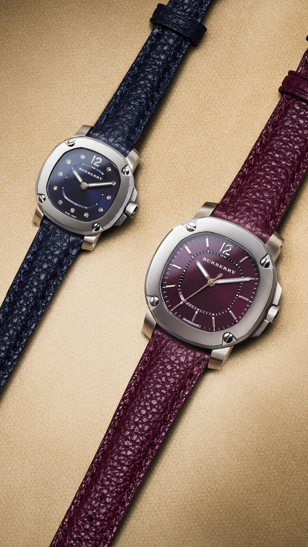 burberry watch purple