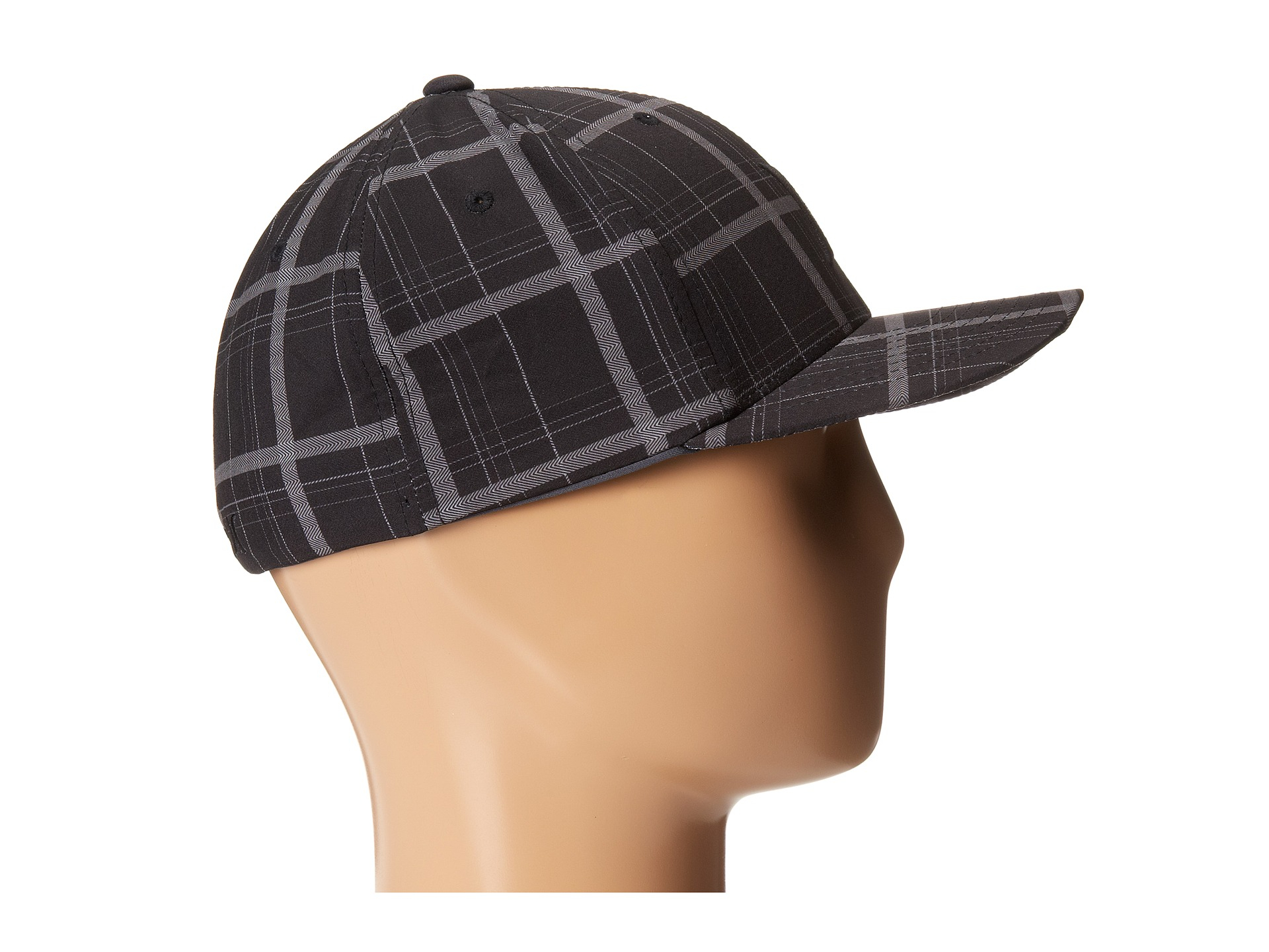 Hurley Phantom Plaid Flexfit Permacurve 