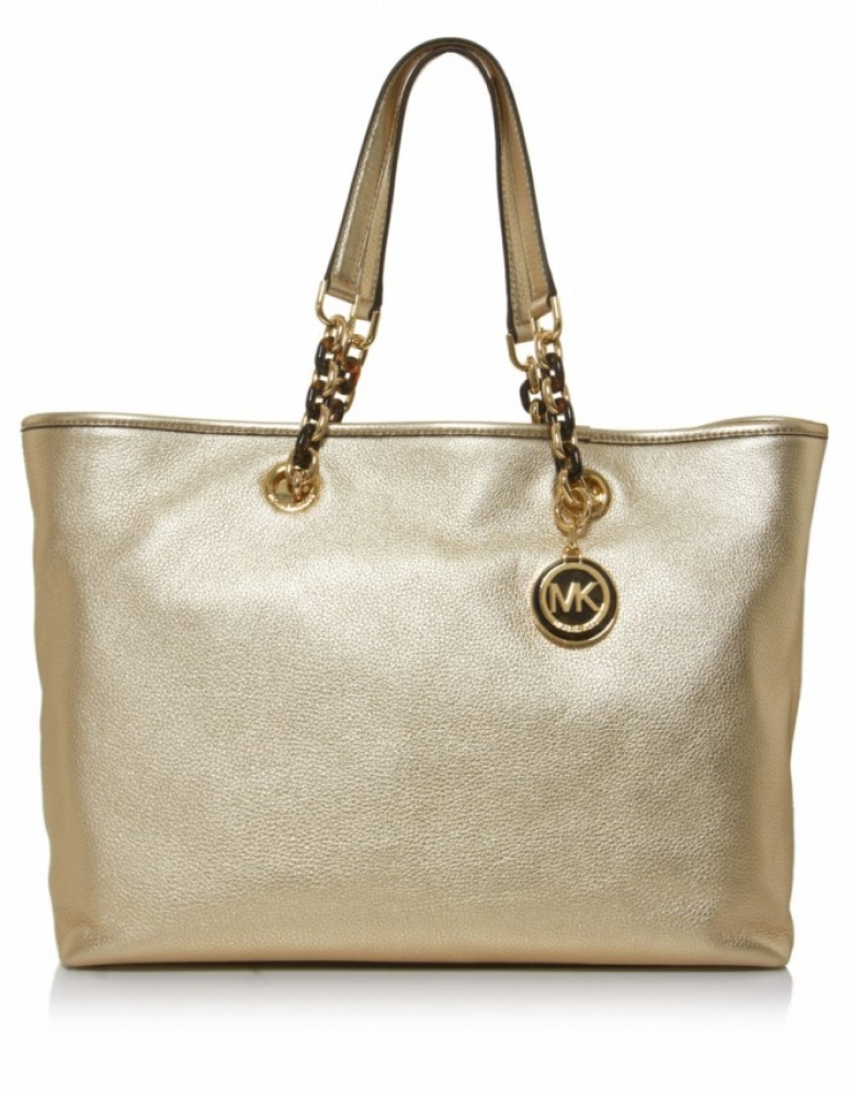 Michael Kors Metallic Gold Purse Literacy Basics