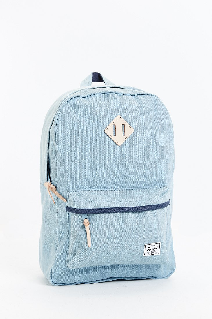 Herschel Supply Co. Heritage Select Denim Backpack in Light Blue (Blue ...