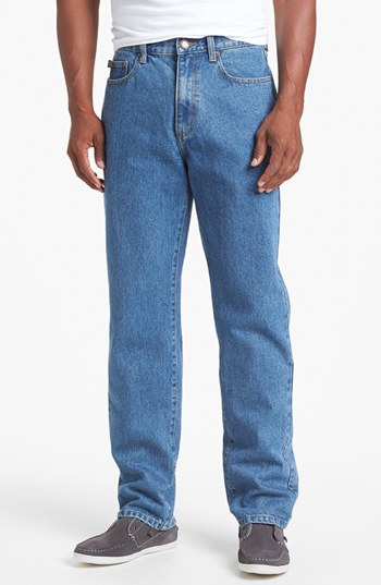 Cutter & buck Five-pocket Relaxed Fit Jeans in Blue for Men | Lyst