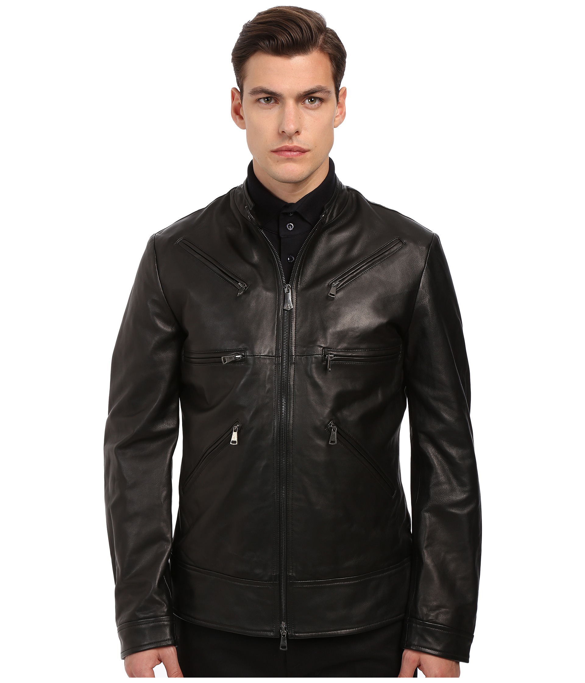 Vivienne Westwood Leather Jacket Cairoamani Com Lyst Vivienne Westwood Biba Leather Jacket In Black For Men