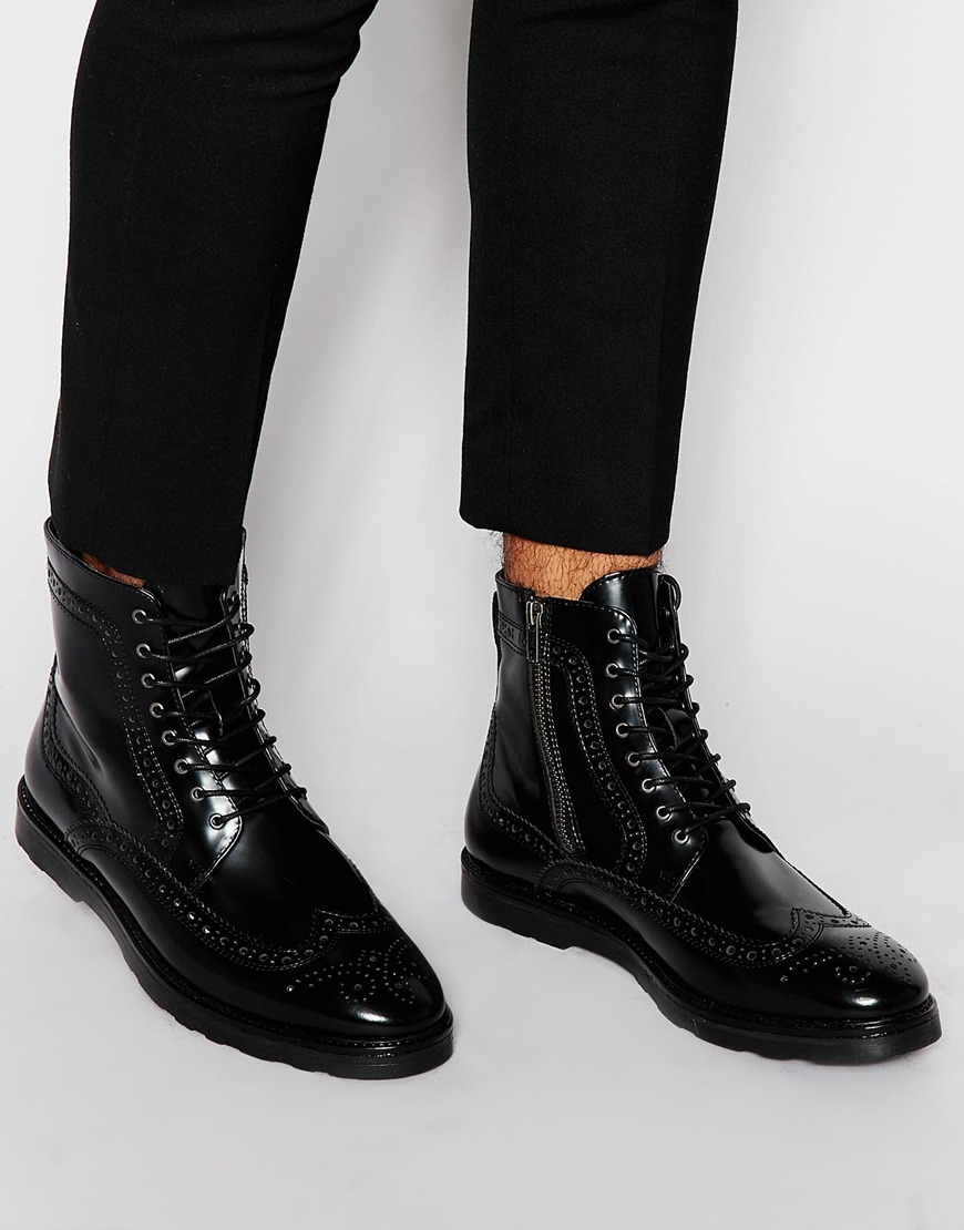 asos brogue boots