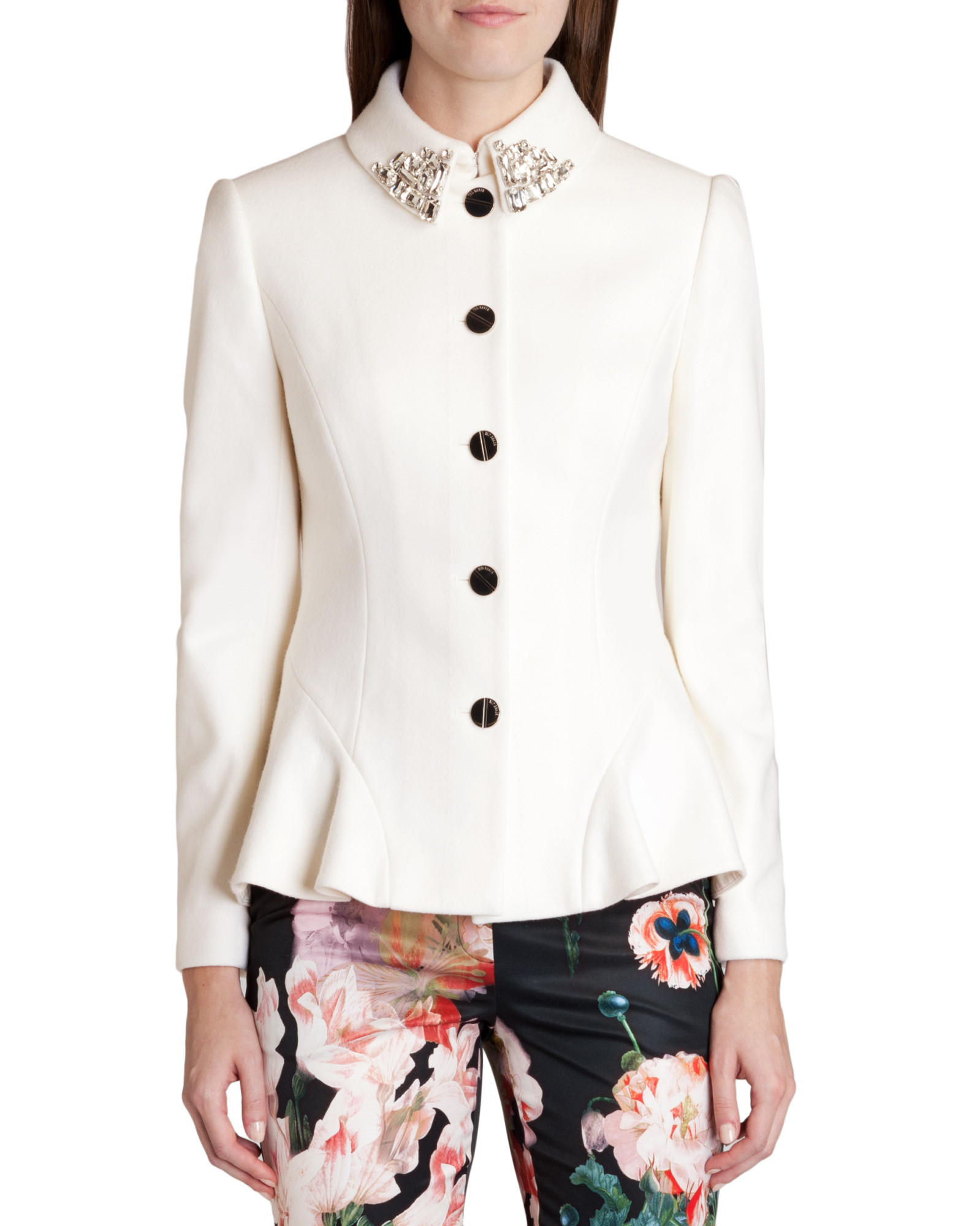 ted baker peplum jacket