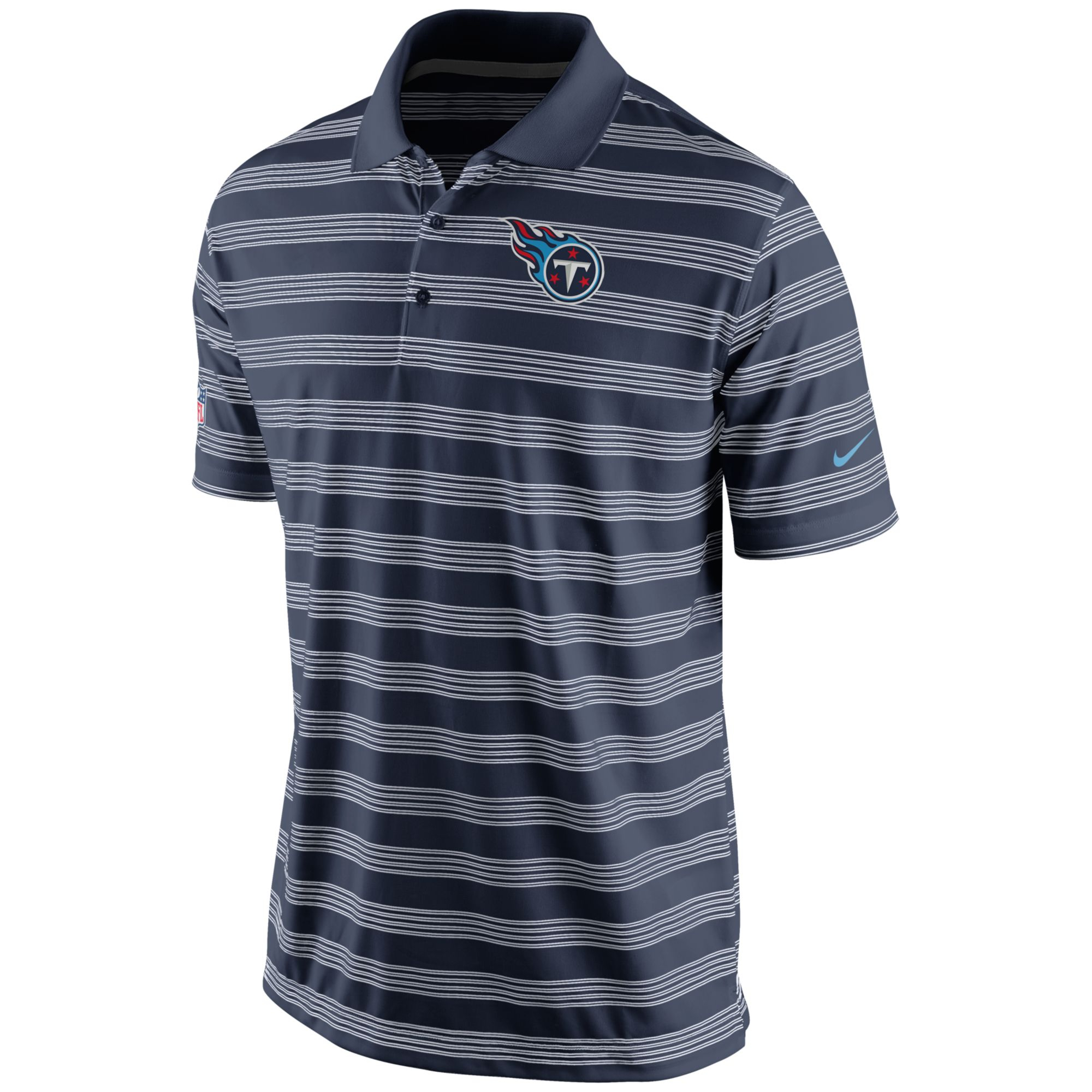 Nike Men'S Tennessee Titans Preseason Polo Shirt in Blue for Men (Navy