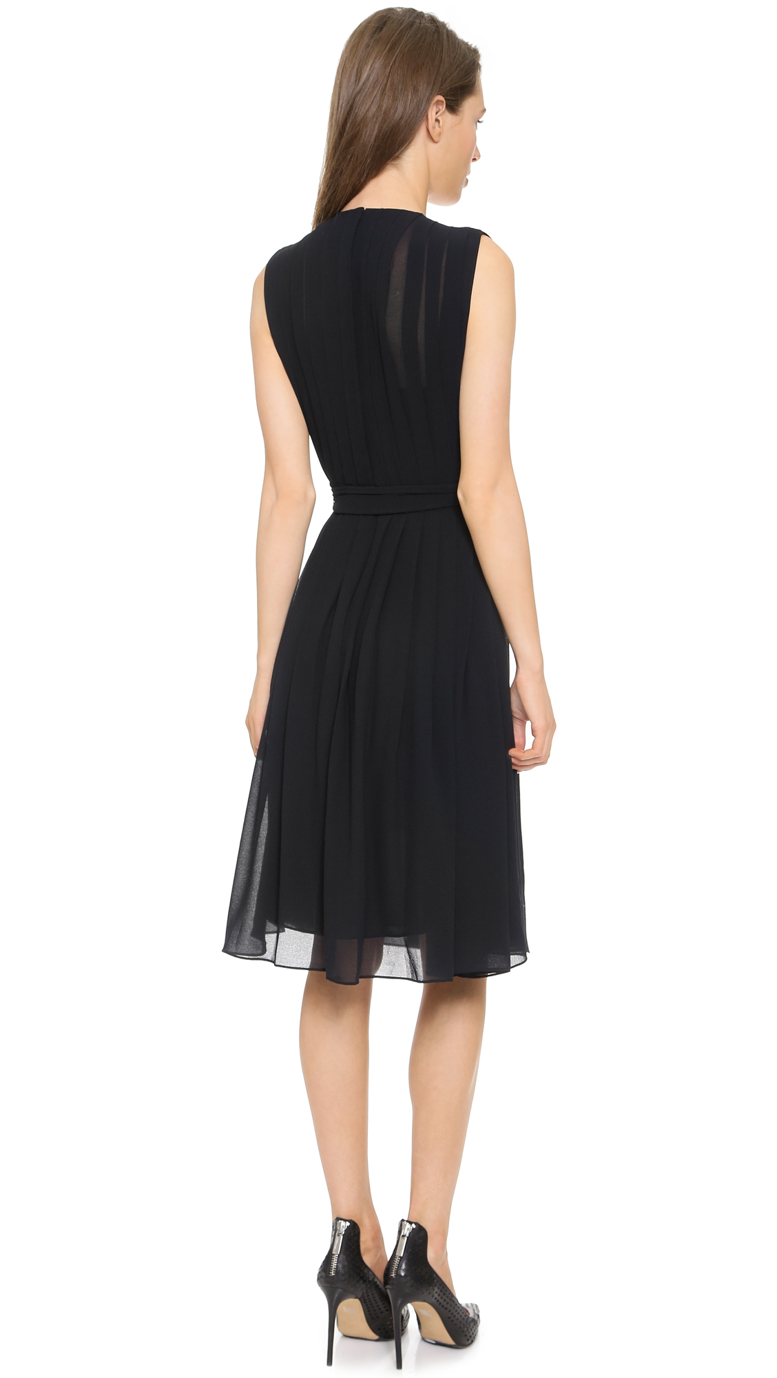 L Agence Silk Women s Ellie Dress In Black Lyst l-agence-silk-women-s-ellie-dress-in-black-lyst