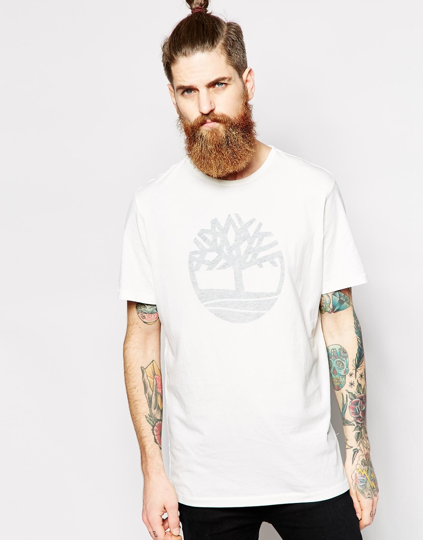 timberland white t shirt