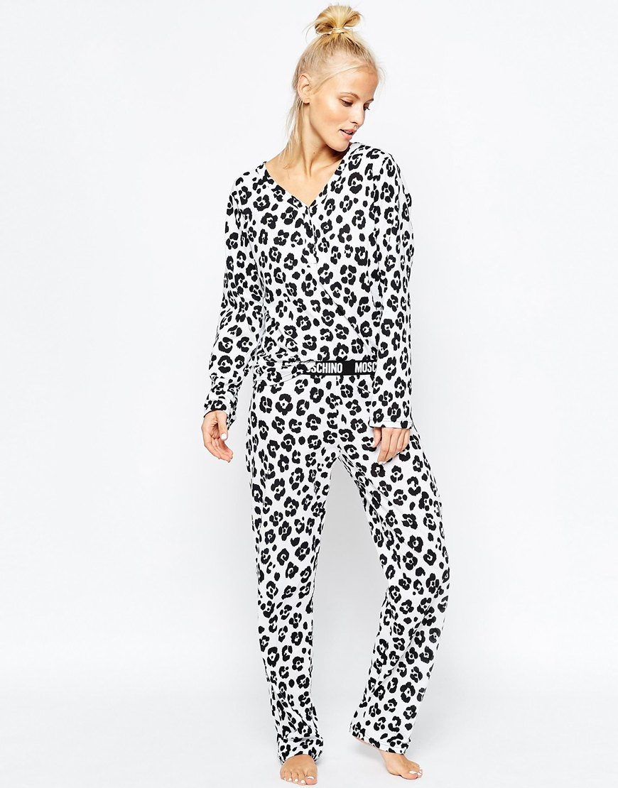 leopard print pyjama set
