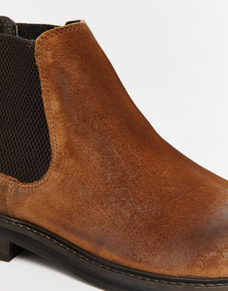 men chunky chelsea boots