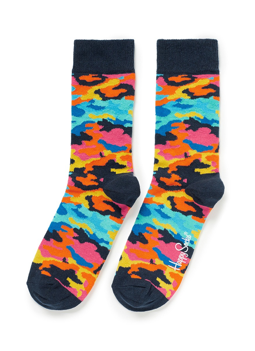 Lyst - Happy Socks Camo Socks for Men