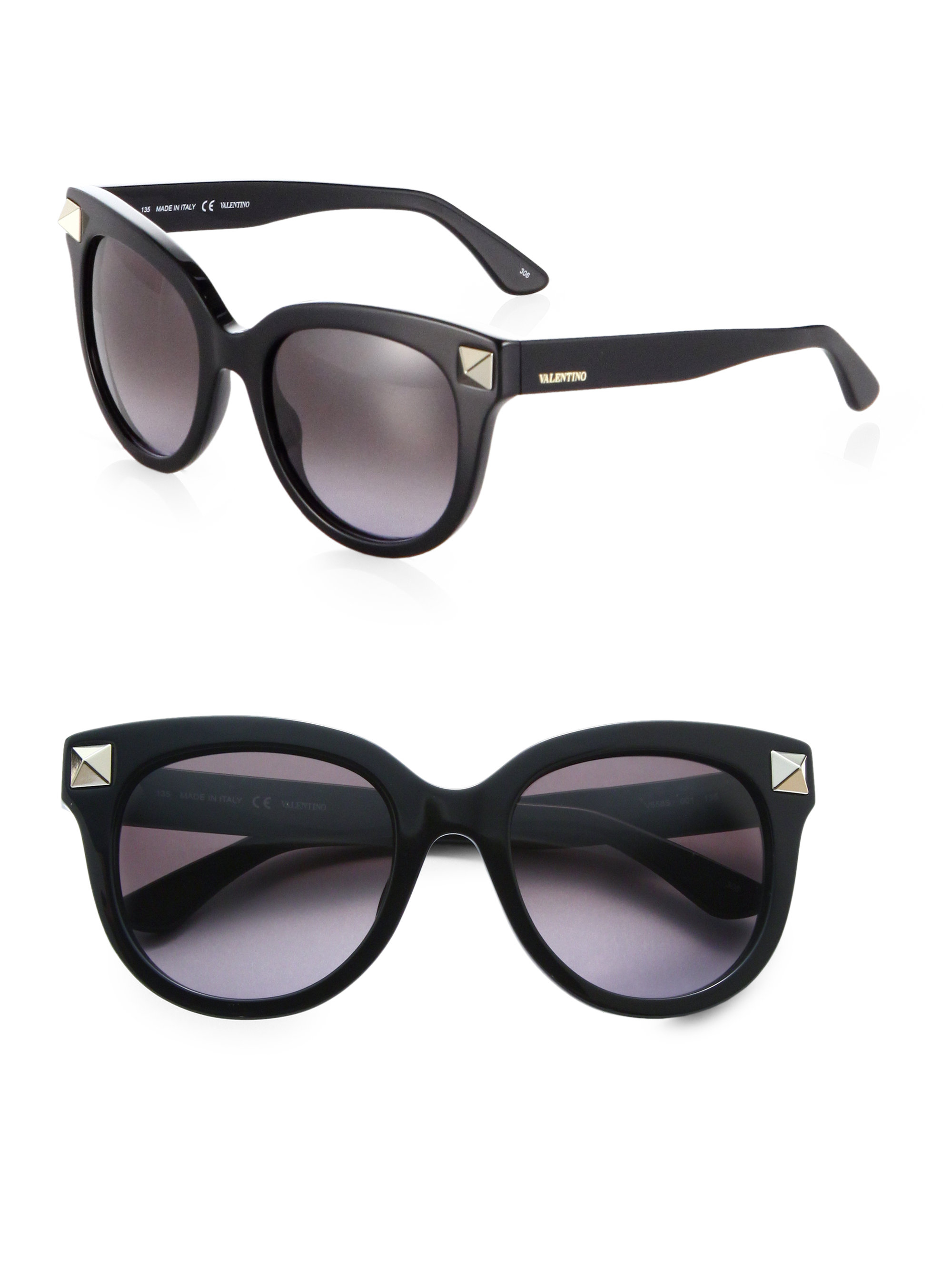 valentino black studs