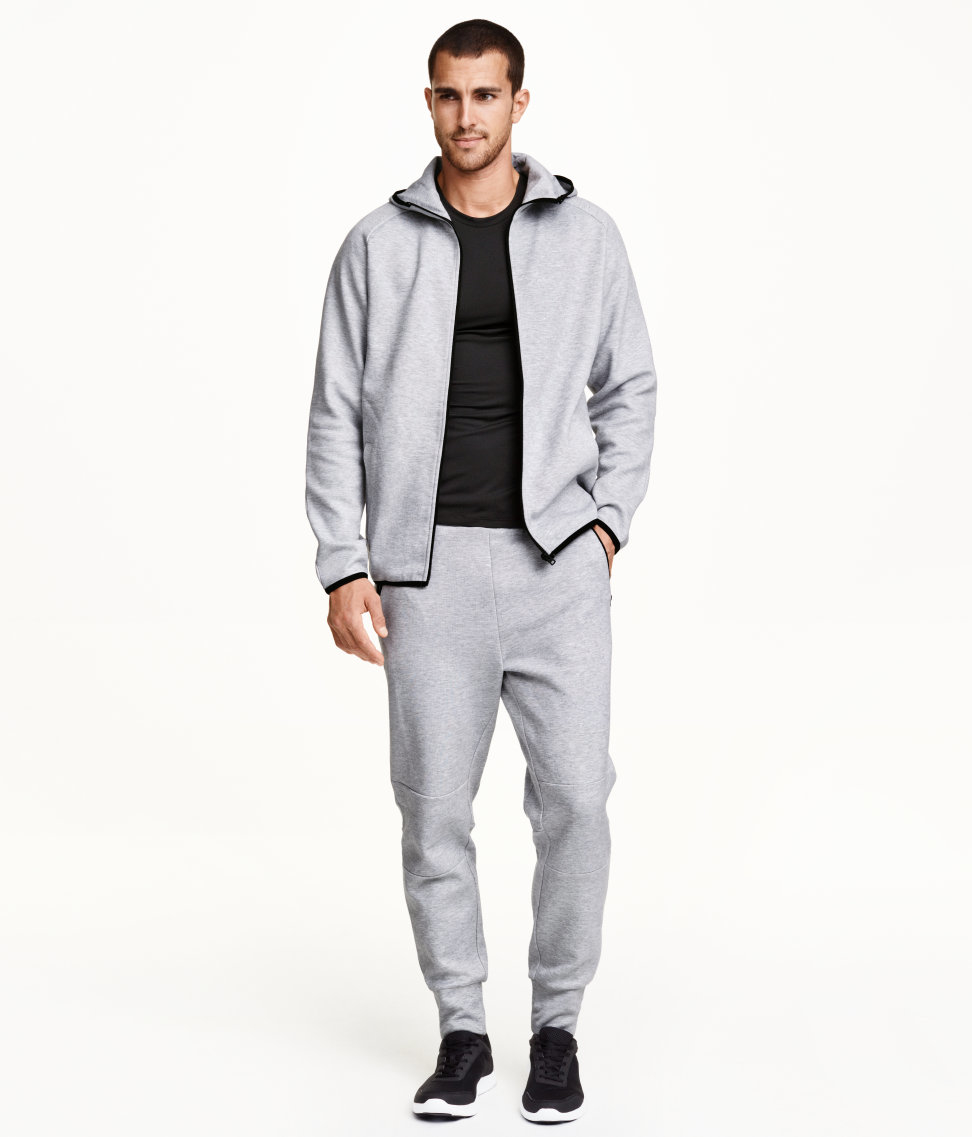 H&M Sports Trousers in Light Grey (Grey) for Men - Lyst