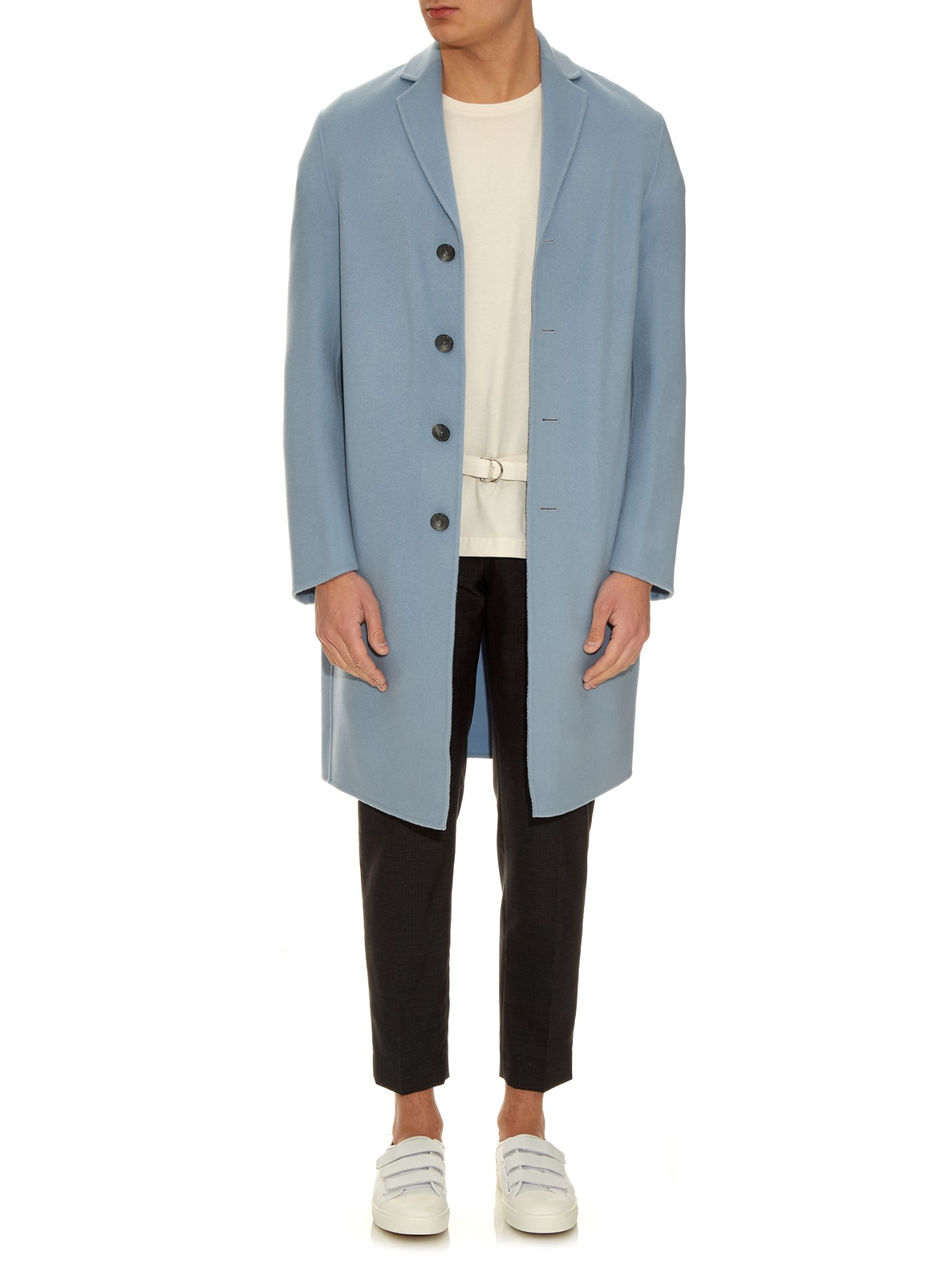 acne studios blue coat