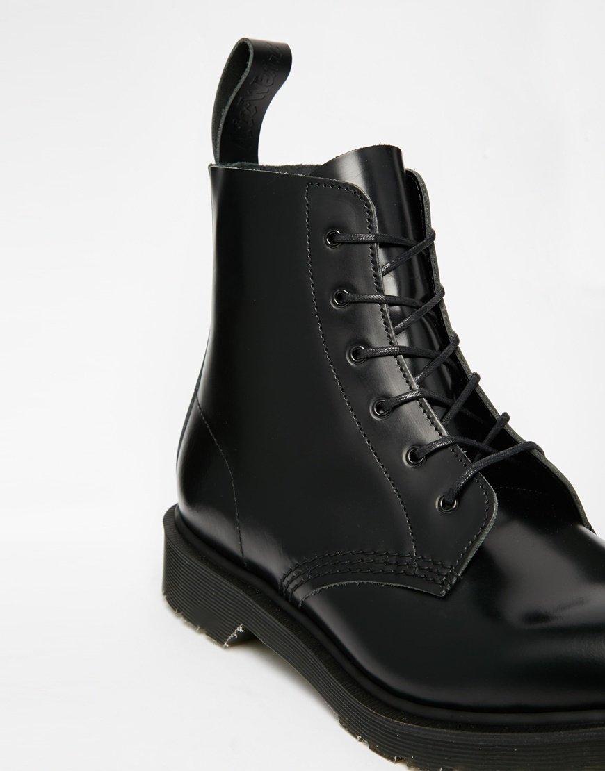 Martens Men's 'Made In England' Arthur Leather 6-Eye Boots Merlot Boanil  Brush | islamiyyat.com
