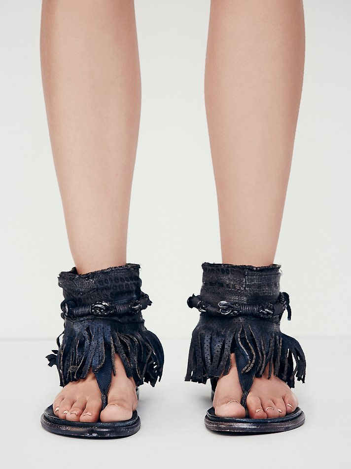 free people fringe sandals